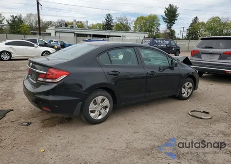 2014 Honda Civic Lx z USA, uszkodzony, nr VIN 19XFB2F52EE056832